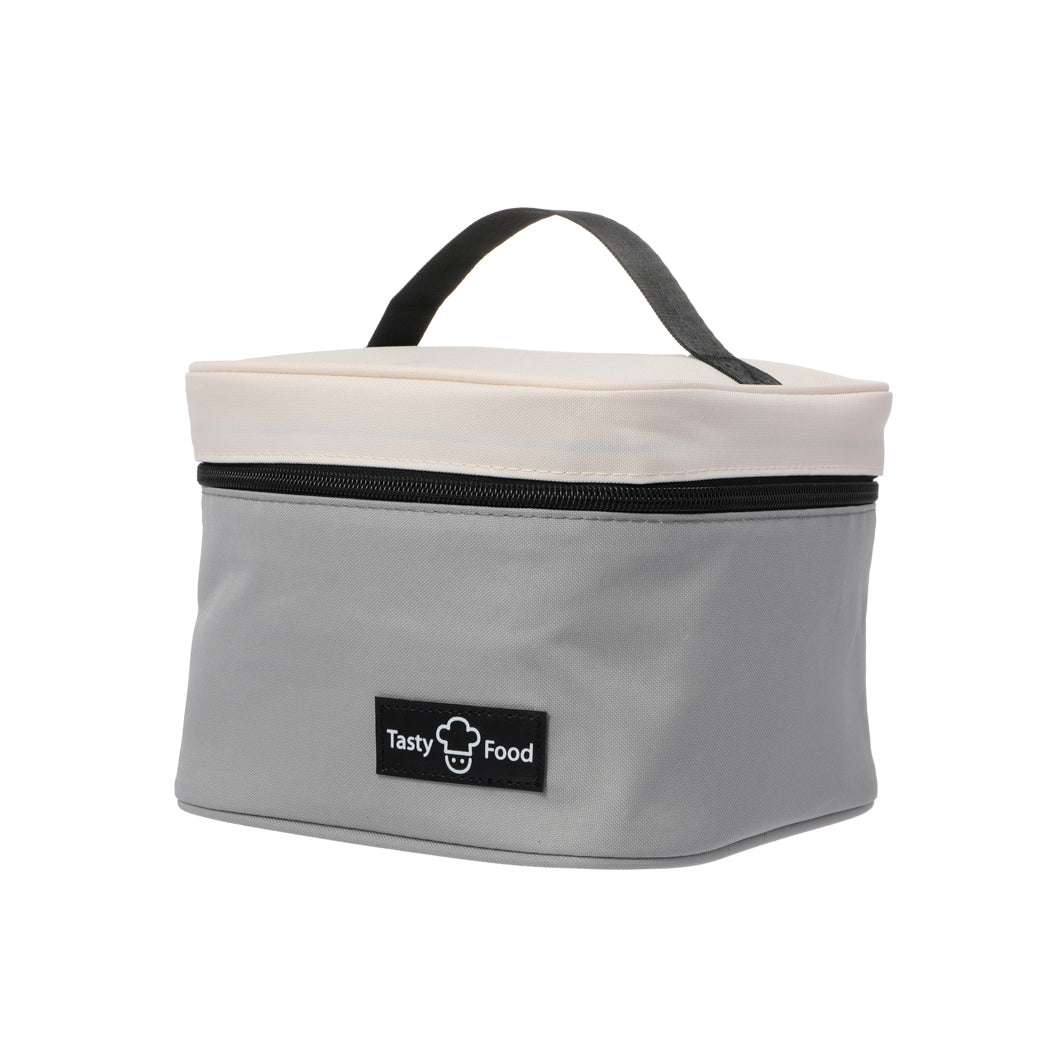 MINISO COLOR BLOCKING MOUSSE LUNCH BAG(GRAY) 2016134610105 BENTO BOX