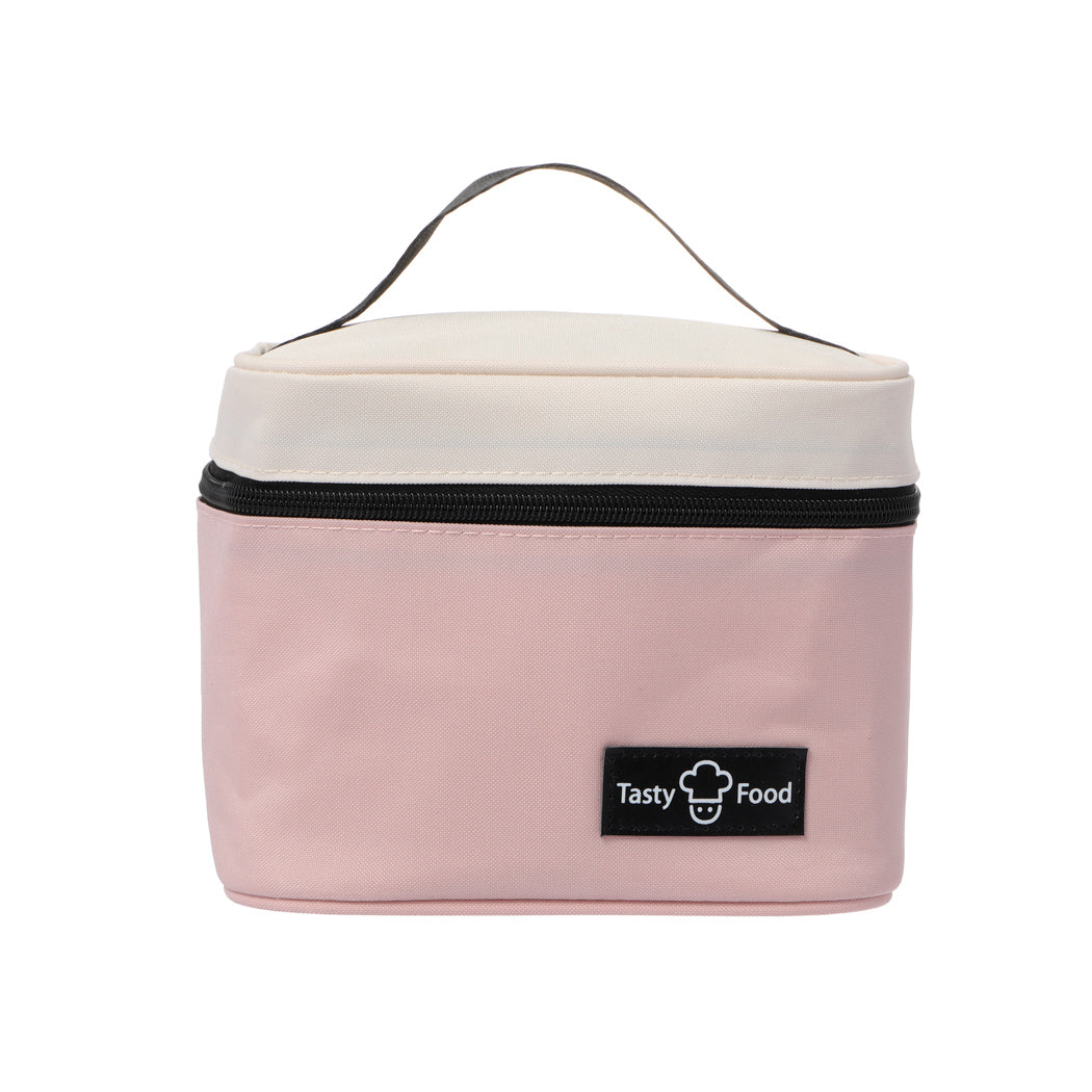 MINISO COLOR BLOCKING MOUSSE LUNCH BAG(PINK) 2016134611102 BENTO BOX