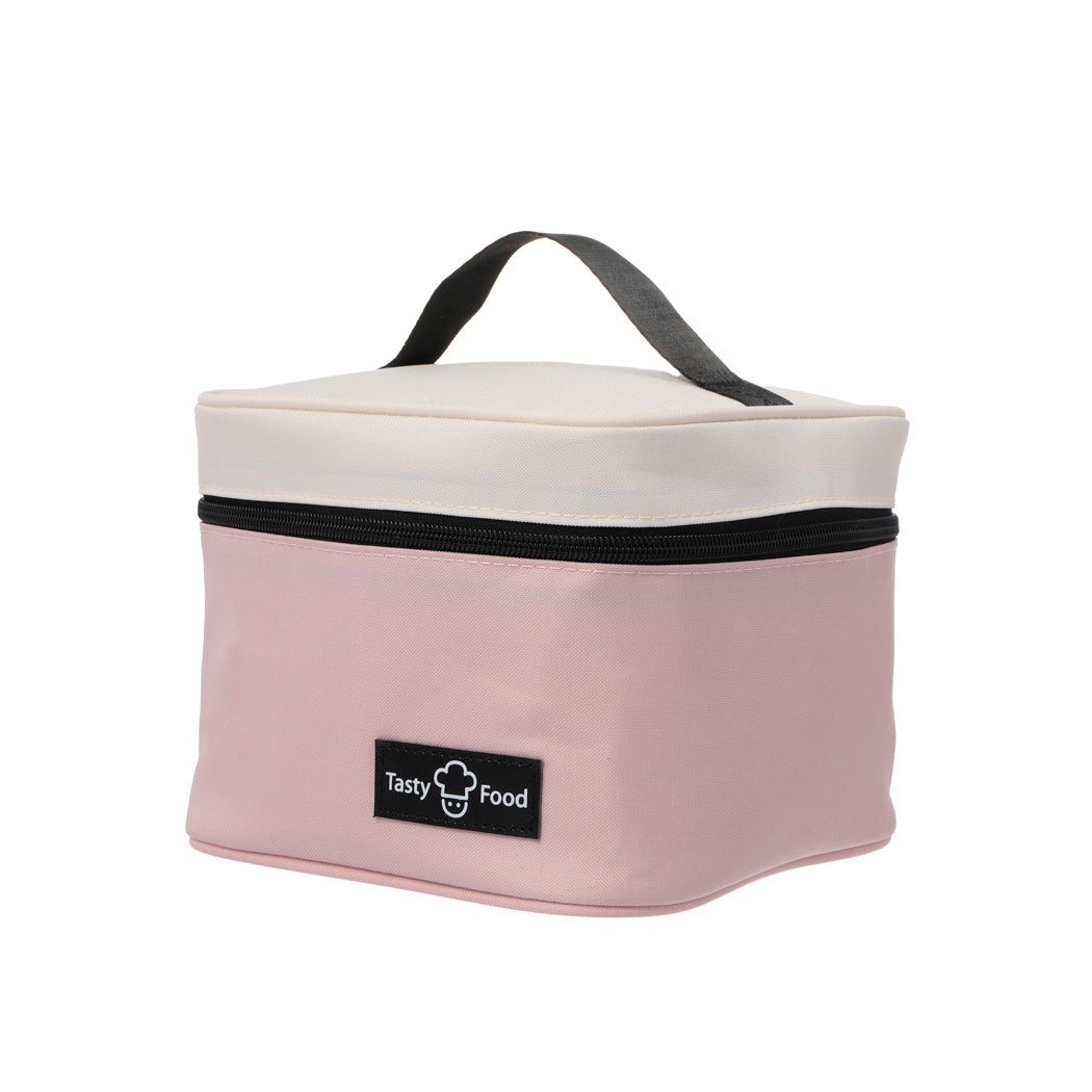 MINISO COLOR BLOCKING MOUSSE LUNCH BAG(PINK) 2016134611102 BENTO BOX