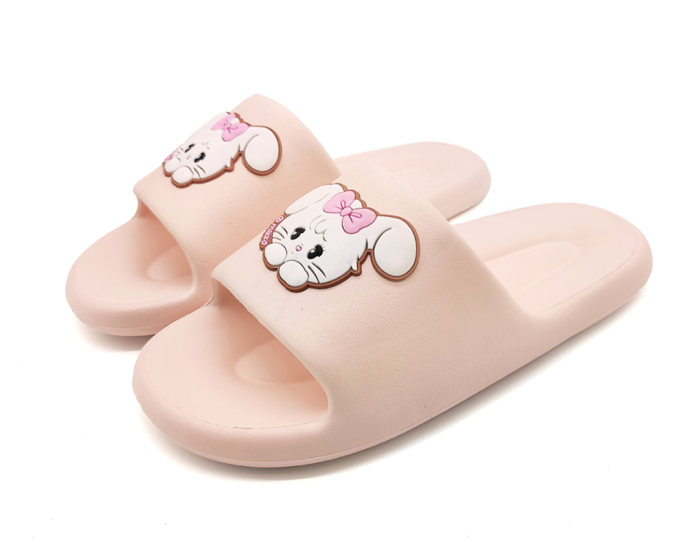 MINISO MIKKO COLLECTION WOMEN'S BATH SLIPPERS (LIGHT PINK,37-38) 2016179310107 BATHROOM SLIPPERS