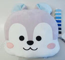 MINISO BT21 COLLECTION 16IN. HEAD-SHAPE PILLOW(MANG) 2016276011105 BACK CUSHION-2