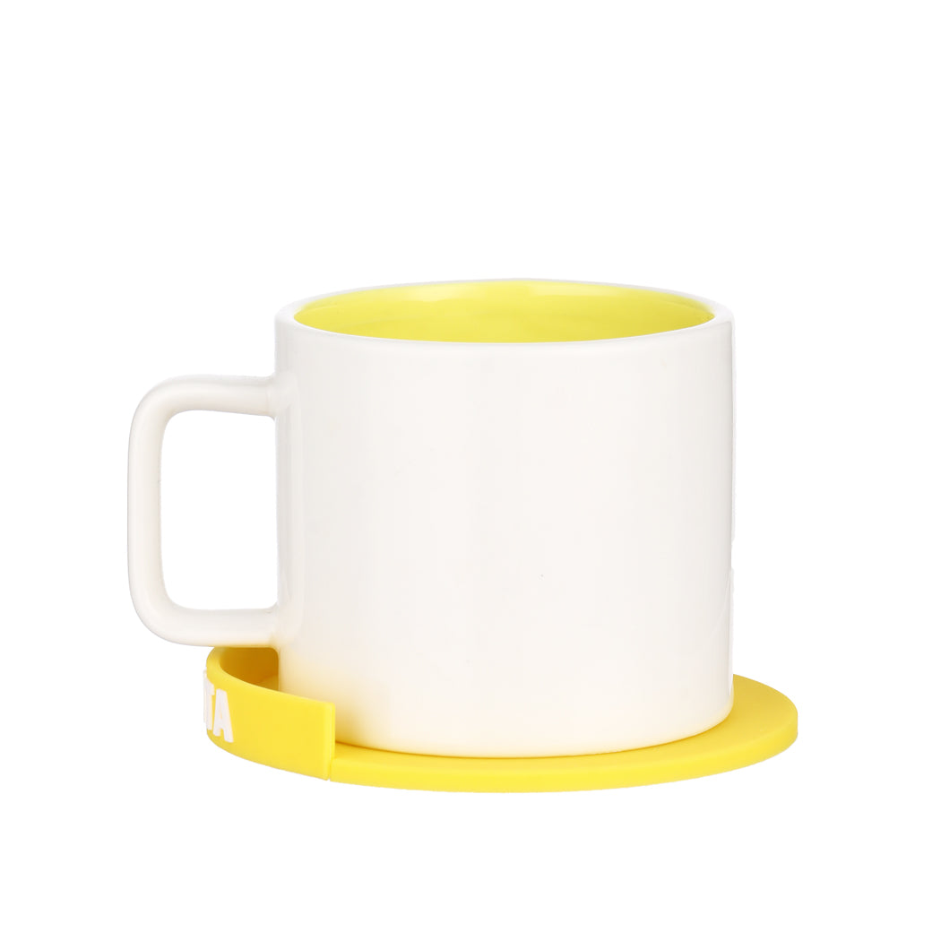 MINISO BT21 COLLECTION CARTOON CERAMIC CUP WITH COASTER ( 450ML ) ( TATA ) 2016371110109 CERAMIC MUG