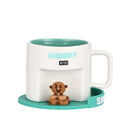 MINISO BT21 COLLECTION CARTOON CERAMIC CUP WITH COASTER ( 450ML ) ( SHOOKY ) 2016371111106 CERAMIC MUG-1
