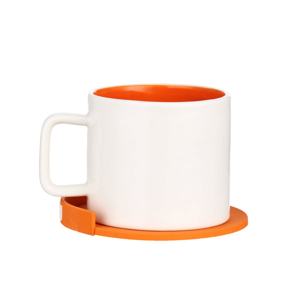 MINISO BT21 COLLECTION CARTOON CERAMIC CUP WITH COASTER ( 450ML ) ( RJ ) 2016371113100 CERAMIC MUG