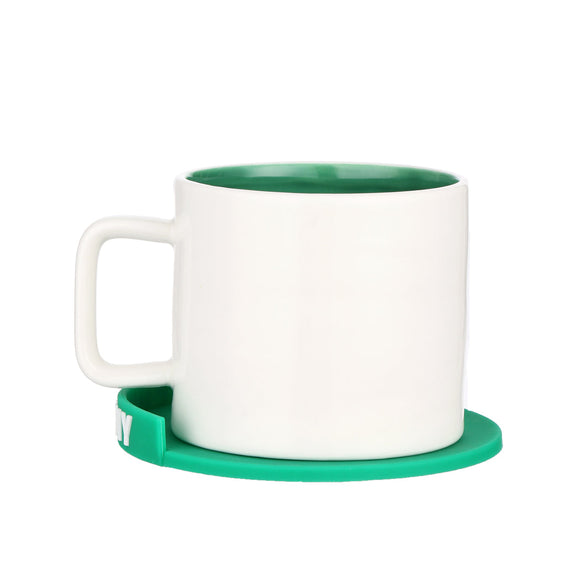 MINISO BT21 COLLECTION CARTOON CERAMIC CUP WITH COASTER ( 450ML ) ( CHIMMY ) 2016371116101 CERAMIC MUG