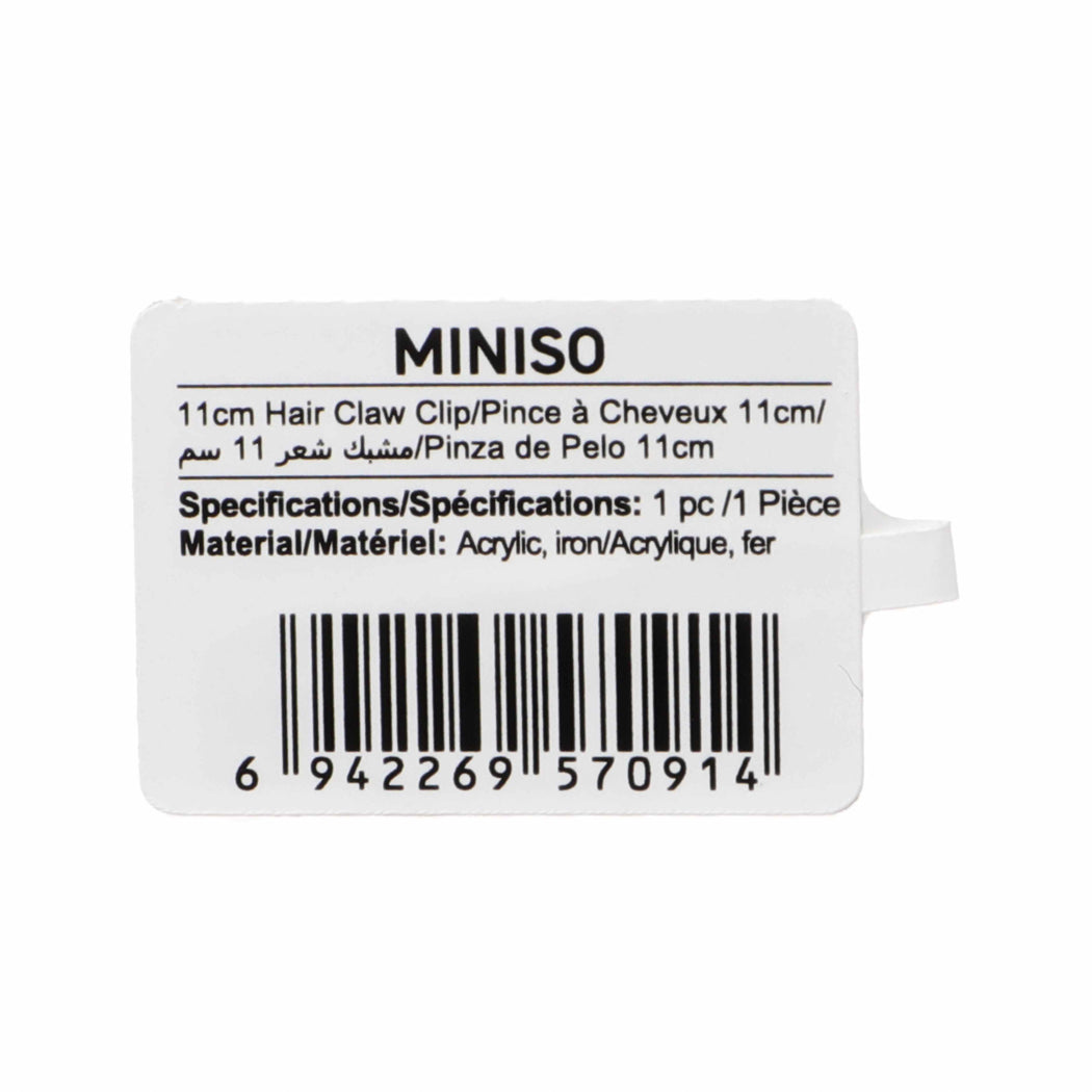 MINISO 11CM HAIR CLAW CLIP 2016468210101 HAIR TIE