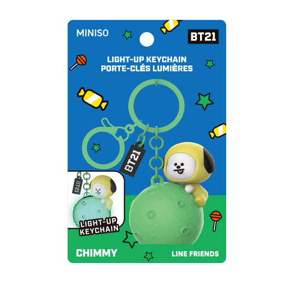 MINISO BT21 COLLECTION LIGHT-UP KEYCHAIN ( CHIMMY ) 2016535413107 NIGHT LIGHT
