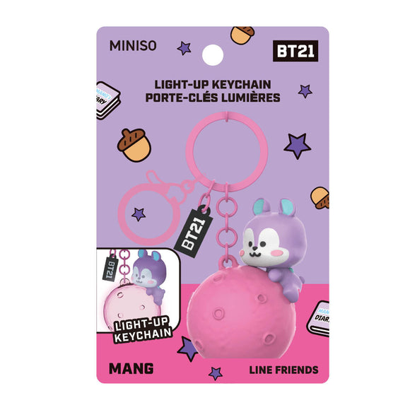 MINISO BT21 COLLECTION LIGHT-UP KEYCHAIN ( MANG ) 2016535415101 NIGHT LIGHT