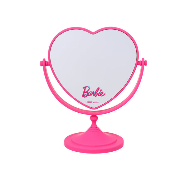 MINISO BARBIE SHINING COLLECTION HEART DUAL-SIDED MIRROR 2016572110106 TABLE MIRROR