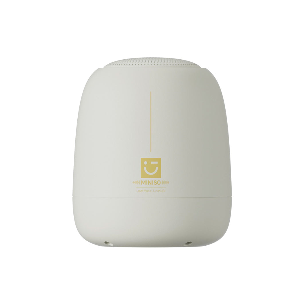 MINISO PORTABLE WIRELESS SPEAKER  MODEL: A136(BEIGE) 2016576311103 WIRELESS SPEAKER