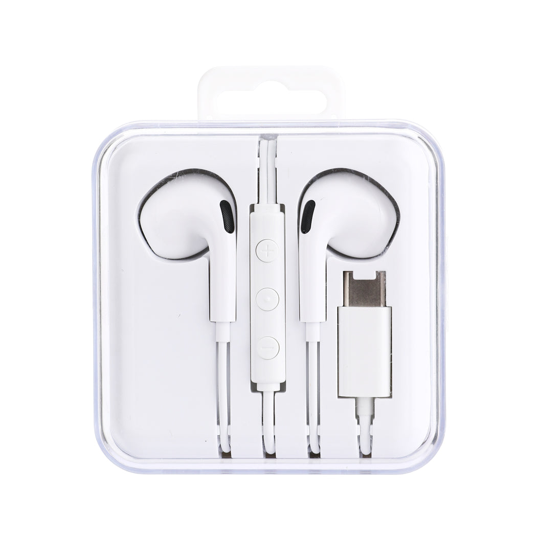 MINISO MOONLIGHT SERIES TYPE-C IN-EAR EARPHONES  MODEL: 6311#(WHITE) 2016576510100 EARPHONES