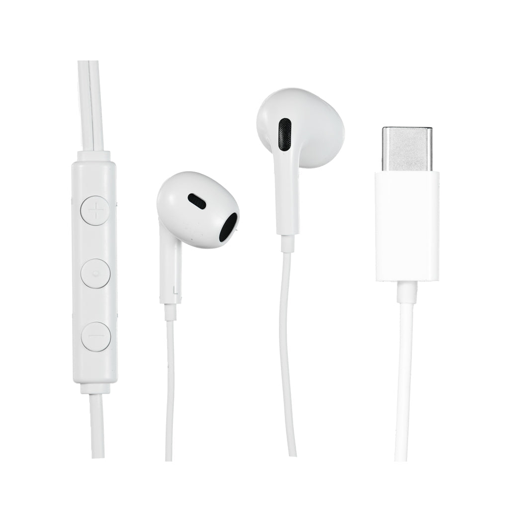 MINISO MOONLIGHT SERIES TYPE-C IN-EAR EARPHONES  MODEL: 6311#(WHITE) 2016576510100 EARPHONES