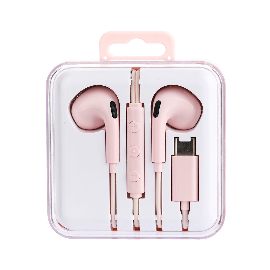 MINISO MOONLIGHT SERIES TYPE-C IN-EAR EARPHONES  MODEL: 6311#(PINK) 2016576512104 EARPHONES