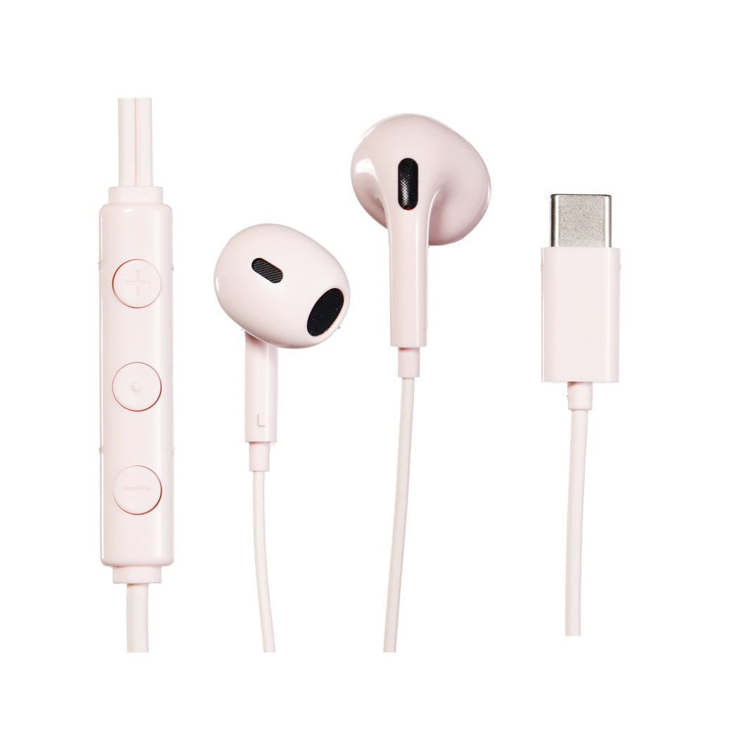 MINISO MOONLIGHT SERIES TYPE-C IN-EAR EARPHONES  MODEL: 6311#(PINK) 2016576512104 EARPHONES