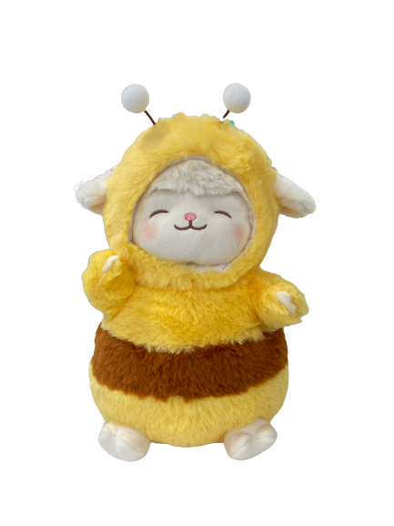 MINISO LAMB BAA SERIES 10 INCH PLUSH TOY ( BEE ) 2016592710102 REGULAR PLUSH