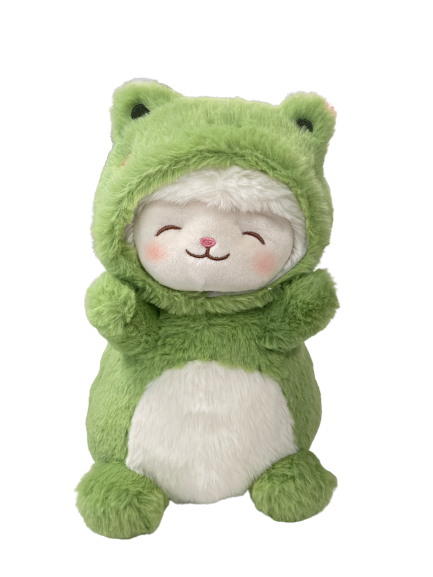 MINISO LAMB BAA SERIES 10 INCH PLUSH TOY (FROG) 2016592713103 REGULAR PLUSH