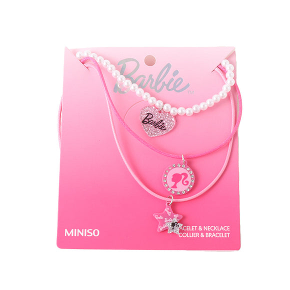 MINISO BARBIE COLLECTION PRINCESS SHINY NECKLACES ( 3 PCS ) 2016706510109 NECKLACE