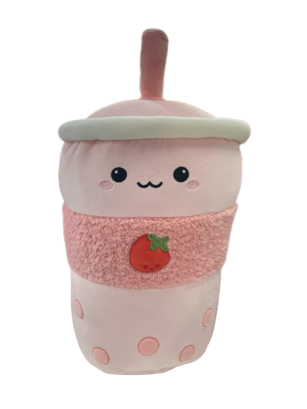 MINISO 12IN. FRUIT TEA SERIES PLUSH TOY(STRAWBERRY) 2016748610102 REGULAR PLUSH