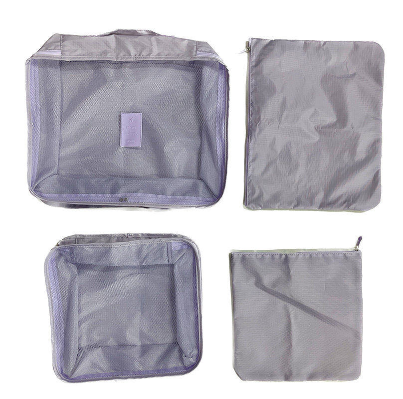 MINISO MINIGO 4.0 ORGANIZERS (4 PCS)(PURPLE) 2016788812108 TRAVEL STORAGE BAG