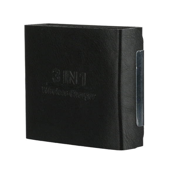 MINISO TRANSPARENT SERIES 3-IN-1 WIRELESS MAGNETIC CHARGER(BLACK)  MODEL: WL589 2016806510108 CHARGER