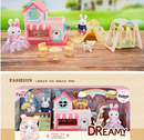 MINISO ROLE PLAY SERIES BUNNY VILLA BIG SET 2016815410109 PLASTIC TOYS-3