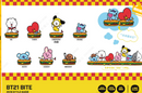 MINISO BT21 BURGER PARTY SERIES  SURPRISE BOX 2016837710102 BLIND BOX-6