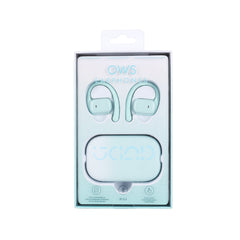 MINISO DOPAMINE GRADIENT SOAP OPEN WEARABLE STEREO WIRELESS EARBUDS  MODEL: W99(MINT GREEN) 2016847310101 EARPHONES