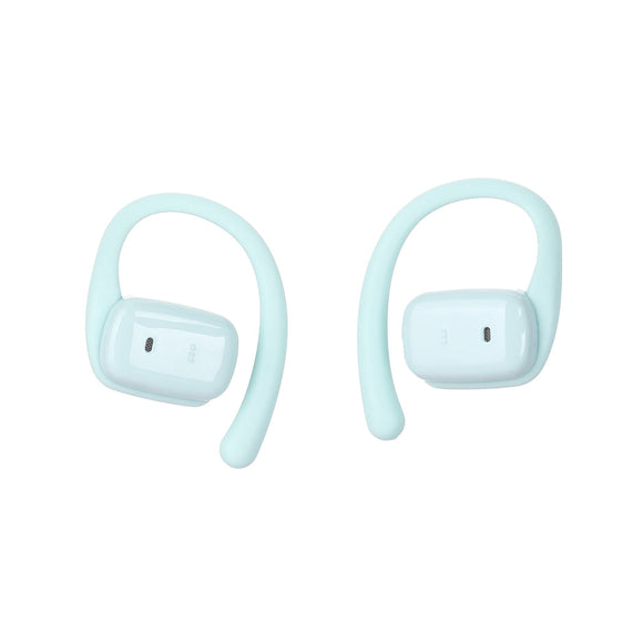 MINISO DOPAMINE GRADIENT SOAP OPEN WEARABLE STEREO WIRELESS EARBUDS  MODEL: W99(MINT GREEN) 2016847310101 EARPHONES