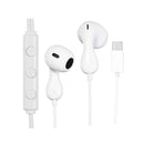 MINISO ELEGANCE SERIES TYPE-C IN-EAR EARPHONES  MODEL: 6312(WHITE) 2016848413108 EARPHONES-3