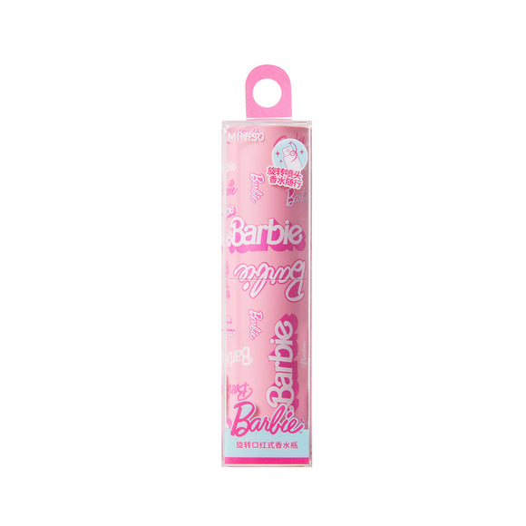 MINISO BARBIE SHINING COLLECTION LIPSTICK-LIKE PERFUME ATOMIZER 2016853310102 TRAVEL BOTTLES