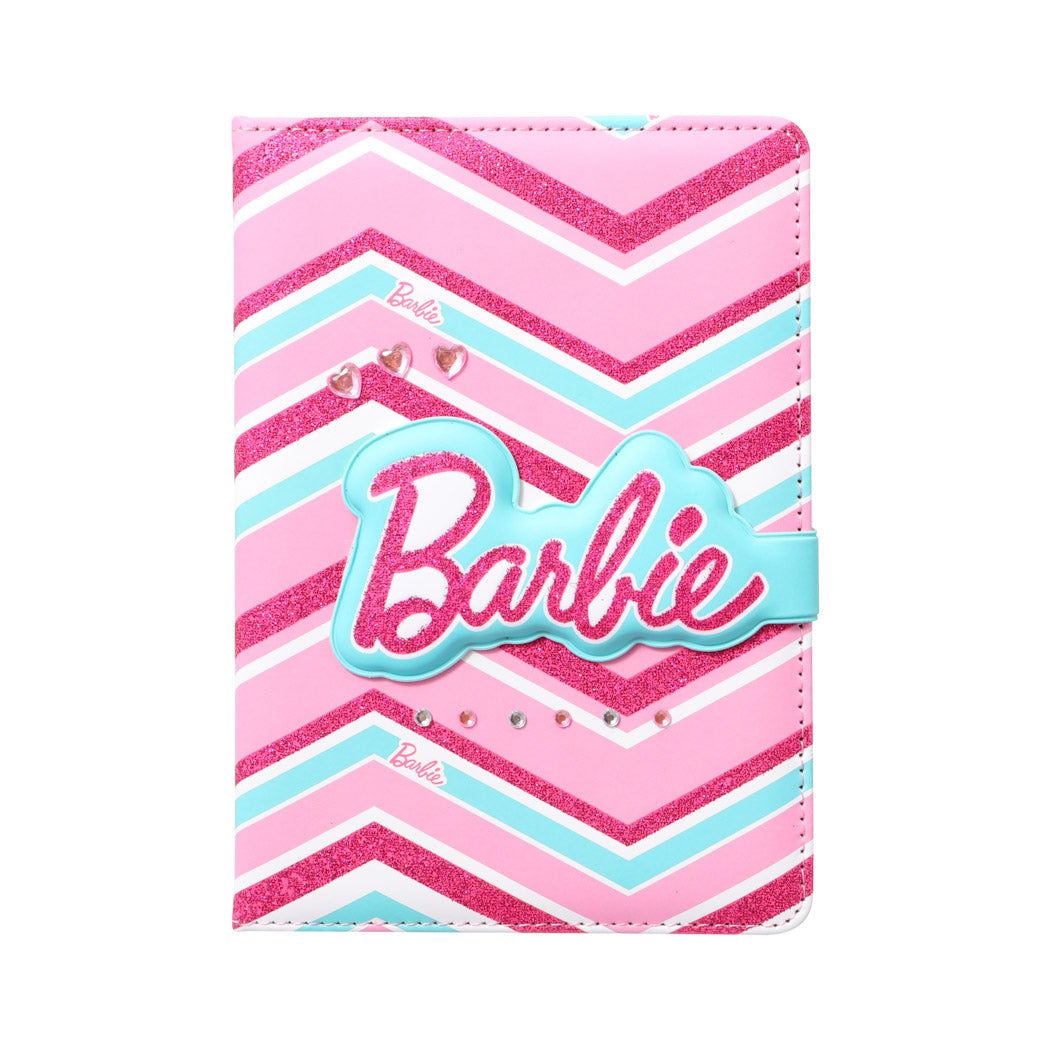 MINISO BARBIE SHINING COLLECTION B6 DIAMOND SLOW-REBOUND PU BOOK WITH MAGNETIC SNAP ( 80 SHEETS ) 2016951610104 HARDCOVER MEMO BOOK
