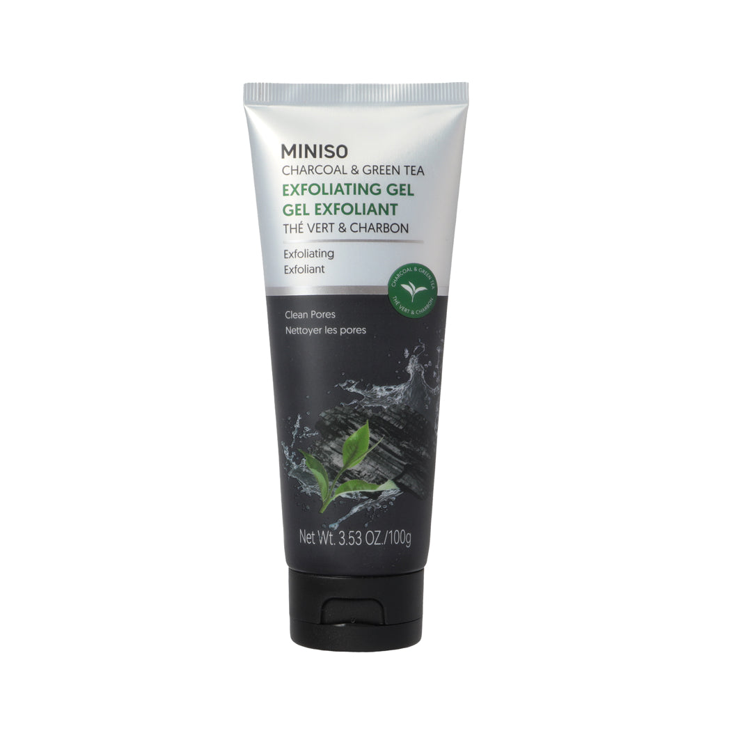 MINISO CHARCOAL & GREEN TEA EXFOLIATING GEL 2017036210103 EXFOLIATOR