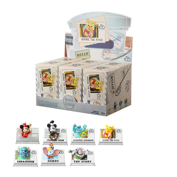 MINISO DISNEY RETRO STAMP COLLECTION SURPRISE BOX FIGURE 2017076410105 BLIND BOX