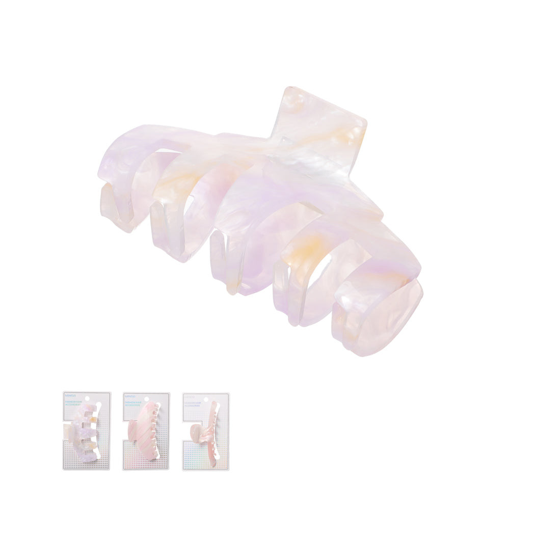 MINISO PINK GARDEN COLORED HAIR CLAW CLIP 2017147710103 HAIR TIE