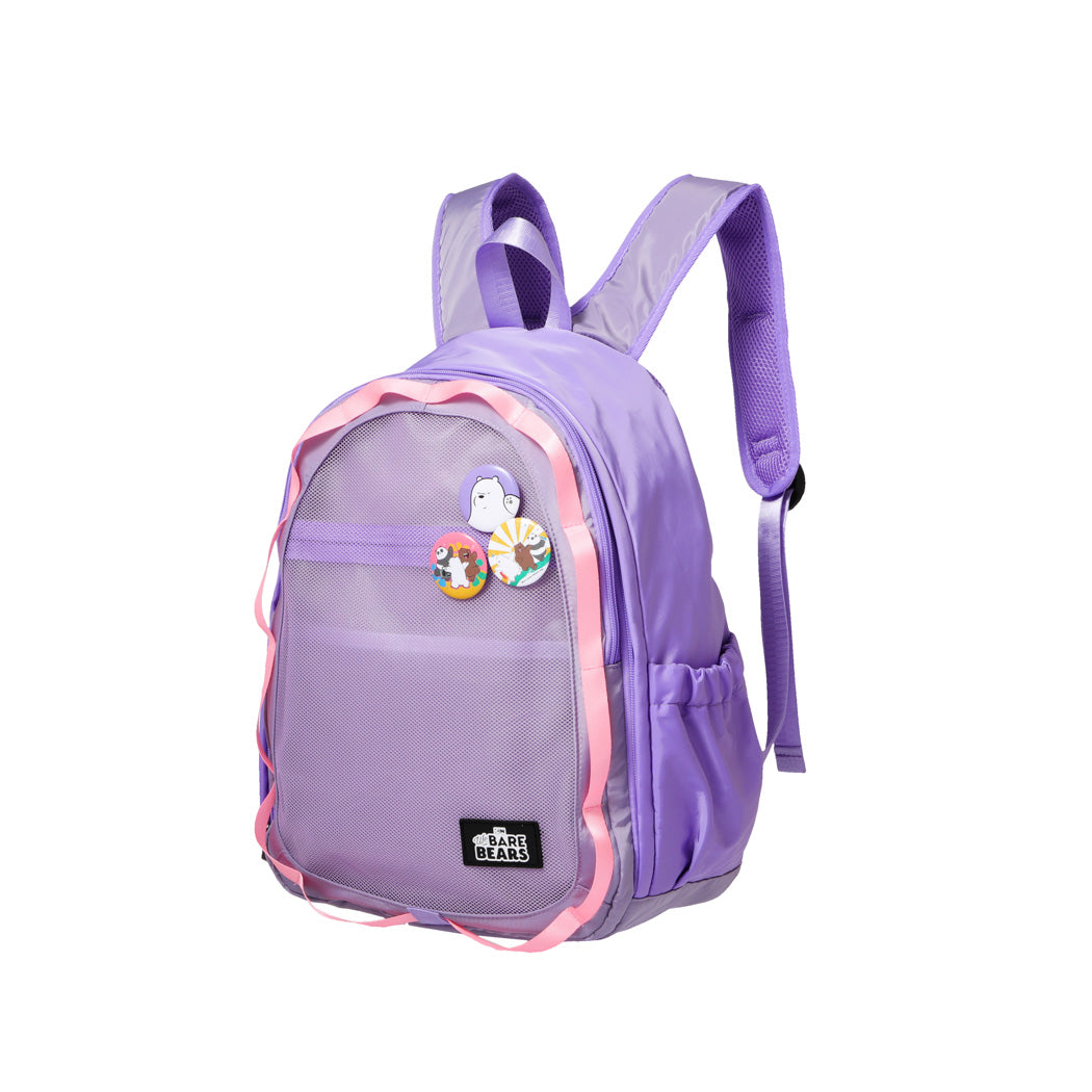 MINISO WE BARE BEARS SEASIDE MUSIC FESTIVAL BACKPACK(PURPLE) 2017169410104 BACKPACK