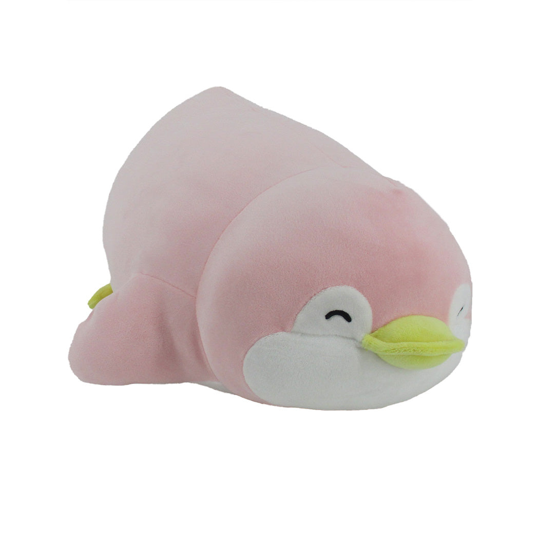 MINISO 15IN. LYING PENGUIN PLUSH TOY(PINK PENDY) 2017281111101 REGULAR PLUSH