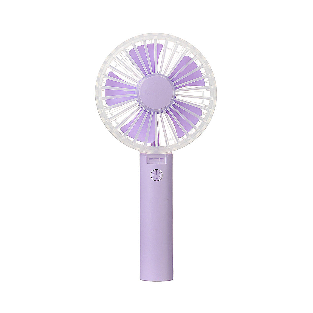 MINISO 1200MAH 3IN. FOLDABLE FAN (PURPLE) TYPE C 2017319910102 MINI FAN