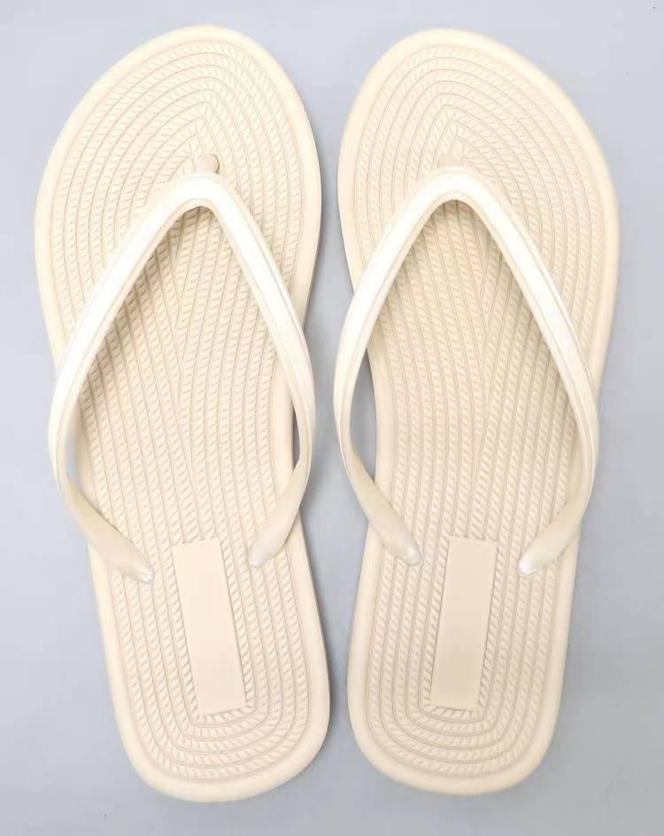 MINISO WONDERFUL SUMMER SERIES WOMEN'S FLIP-FLOPS(BEIGE,39-40) 2017332512109 WOMEN'S FLIP-FLOPS