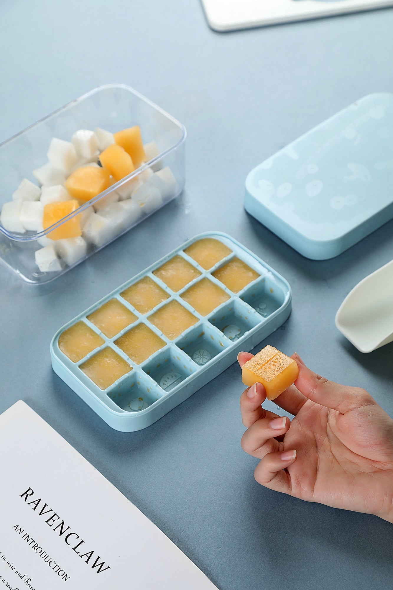 MINISO FROZEN SERIES FRUITS PATTERN ICE CUBE TRAY 2017349010100 ICE TRAY/ MOLD