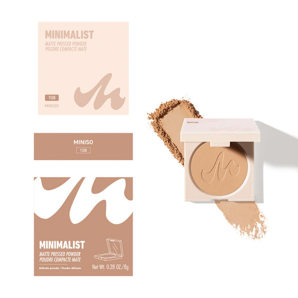 MINISO MINIMALIST MATTE PRESSED POWDER(108) 2017395014107 PRESSED POWDER