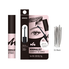 MINISO MINIMALIST EYEBROW GEL ( 01 BLACK ) 2017408210106 EYEBROW GEL