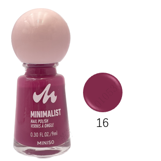 MINISO MINIMALIST OIL BASED NAIL POLISH(16) 2017411013107 NAIL POLISHER