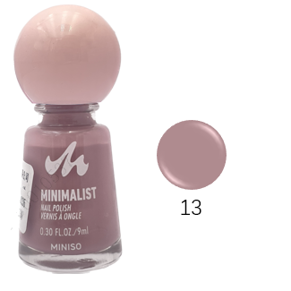 MINISO MINIMALIST OIL BASED NAIL POLISH(13) 2017411025100 NAIL POLISHER