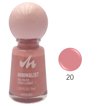 MINISO MINIMALIST OIL BASED NAIL POLISH(20) 2017411037103 NAIL POLISHER