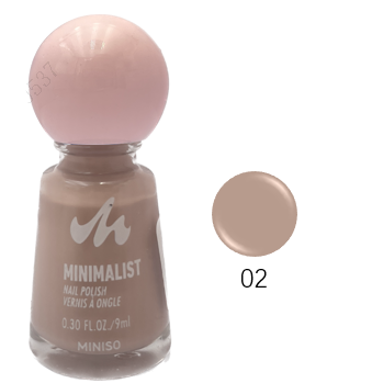 MINISO MINIMALIST OIL BASED NAIL POLISH(02) 2017411038100 NAIL POLISHER