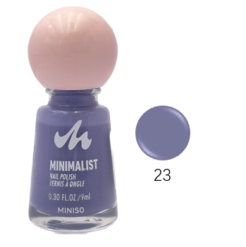 MINISO MINIMALIST OIL BASED NAIL POLISH(23) 2017411039107 NAIL POLISHER