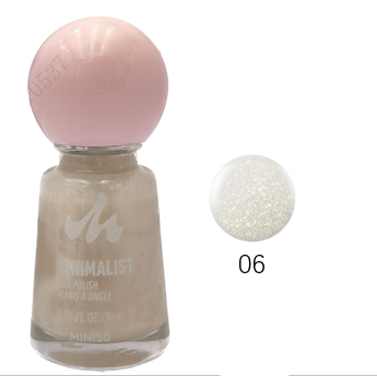 MINISO MINIMALIST OIL BASED NAIL POLISH(06) 2017411047102 NAIL POLISHER