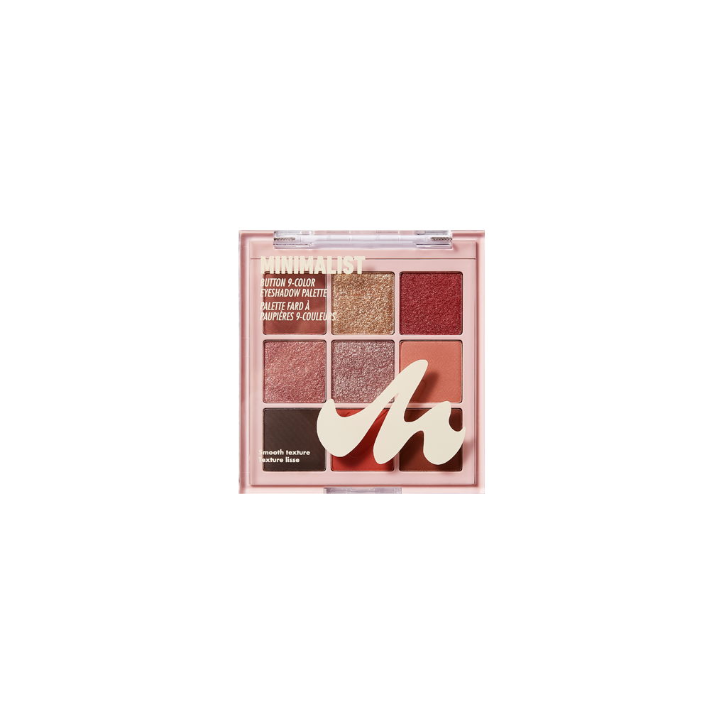 MINISO MINIMALIST 9-SHADE MAKEUP PALETTE(RED & BROWN) 2017418811102 EYESHADOW