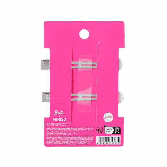 MINISO BARBIE COLLECTION HAIR CLIPS (2PCS) 2017442010106 HAIR CLIPPERS