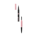 MINISO MINIMALIST 3-IN-1 MAKEUP PEN FOR EYE AND BROW (01 BLACK) 2017455013101 EYEBROW PENCIL-2